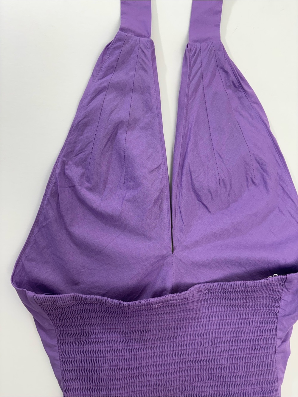 STAUD Kai Amethyst/Purple Crossover Tie Halter Top Sz XS - Picture 7 of 11